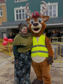 Jeg var i Skanderborg til blå blink 😜 og det var godt nok hyggeligt 🌼 vi ses næste gang #ansigtsmaling #visitskanderborg #ansigtsmaleren #facepaint #skanderborg