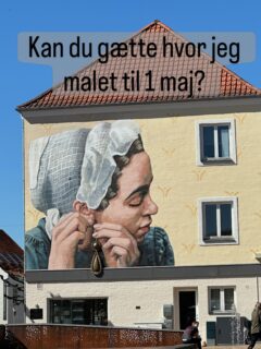 Jeg var til en solskinsdag d. 1 maj ude og male ☀️ kan du gætte hvor jeg var ? #ansigtsmaling #1maj #facepaint #anigtsmaleren #event